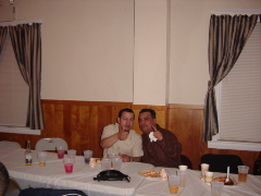 Que figuras desde New York. Cesar y el popolar Mackey troncoso..JPG